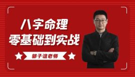 郭子谊讲八字命理零基础到实战应用视频教程